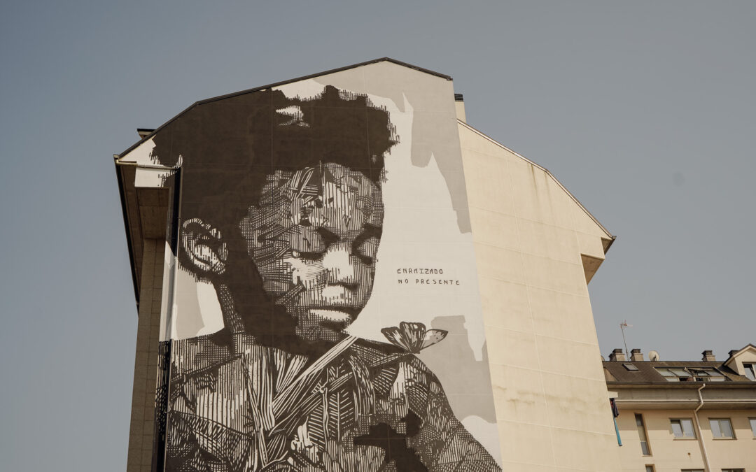 O mural&nbsp;Enraizado no presente&nbsp;de Huariu atópase entre os máis votados para converterse no mellor do mundo en 2022