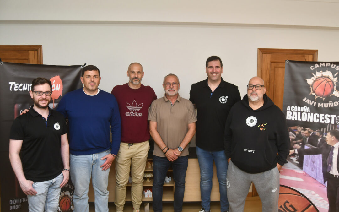 O Campus Javi Muñoz regresa a Cambre para inculcar aos mozos a paixón polo baloncesto